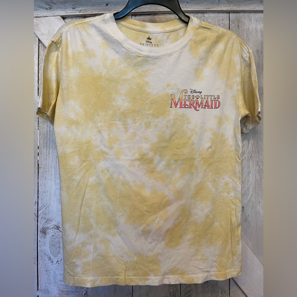 VTG Disney The Little Mermaid Movie Character 100% Cotton T-Shirt Size XS